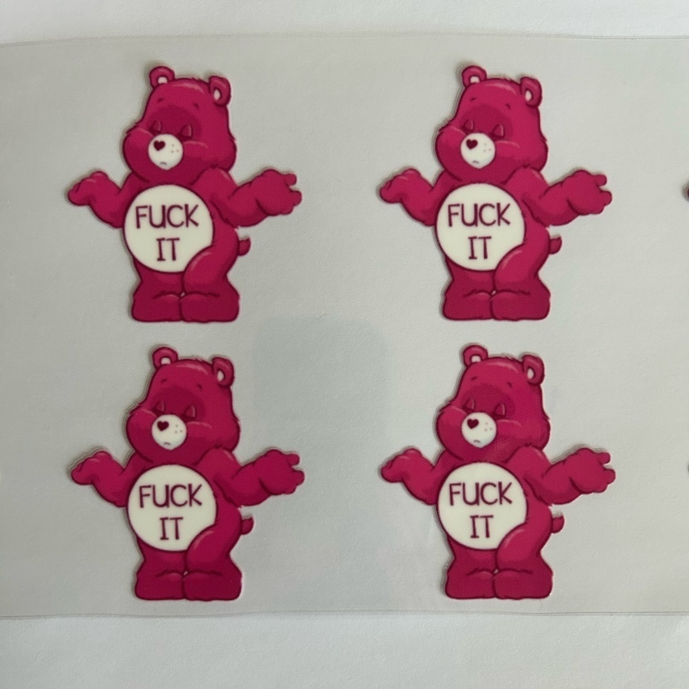 Swear Bears F*ck It Cup Decal 147